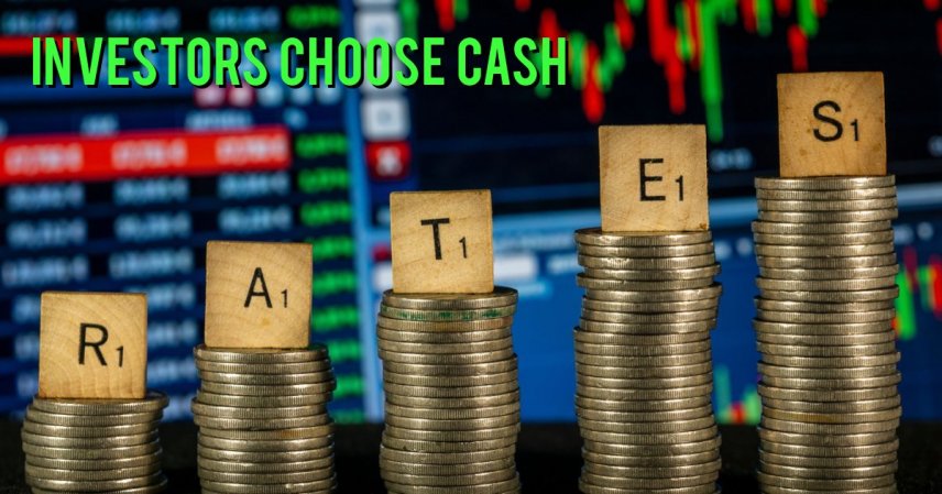 Investors choose cash as interest rates rise