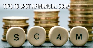 How to spot a financial scam