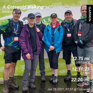 Our Lonsdale Services team fundraise for Alzheimer's Society in Cotswold Way Challenge - June 2021