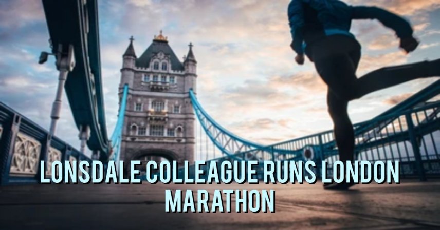 Support Lonsdale's Tracy Gannon who will run the London Marathon on October 2nd.