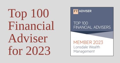 Lonsdale Services – Top 100 Financial Adviser for 2023 